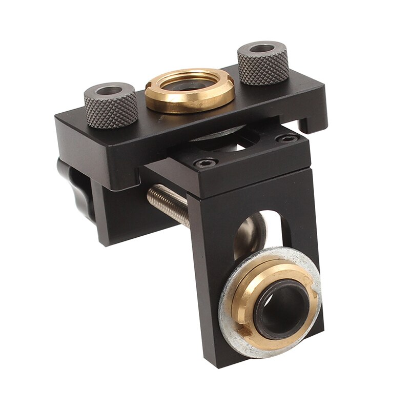 GanWei 3 in 1 Adjustable Doweling Jig Woodworking Pocket Hole Jig With 8/15mm Drill Bit For Drilling Guide Locator Puncher Tools