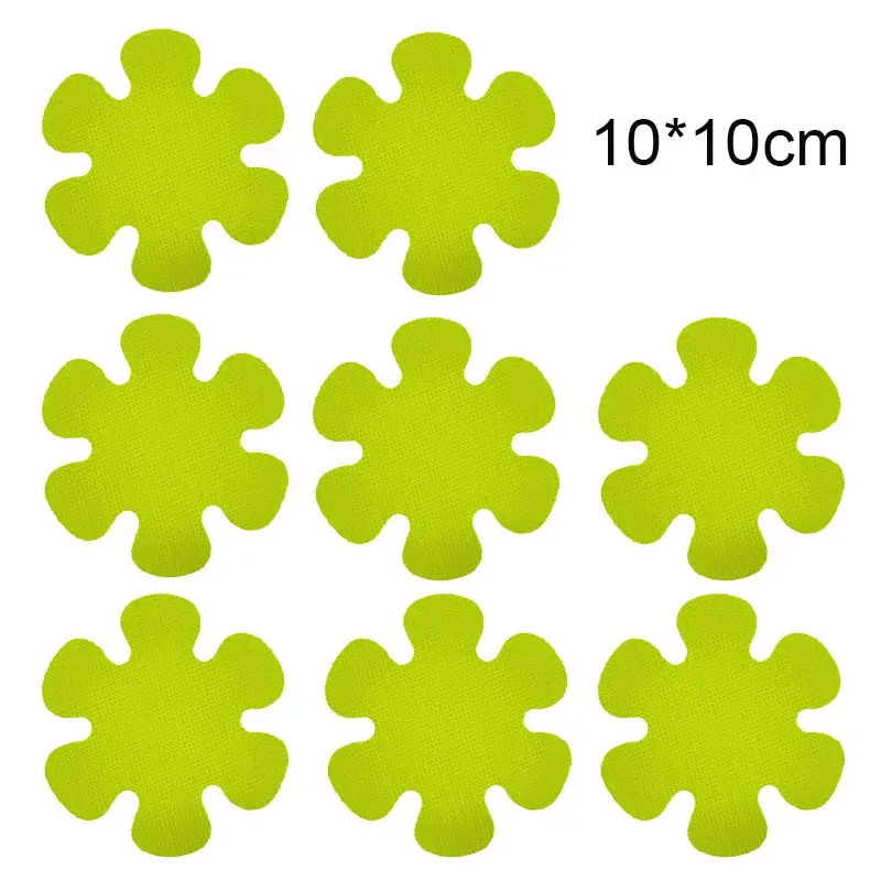 6/12/20PCS Anti Slip Bathtub Stickers Waterproof Flower Shaped Self-Adhesive Safety Shower Anti-Slip Appliques for Home Bathroom: Beige / 1700MMx2400MM