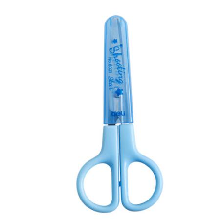 Multi-function Stainless Steel Craft Scissors 2 PCS/Lot Kawaii School Tools Portable Paper Scissors Kids Manual Mini Tailor Scis: Sky Blue