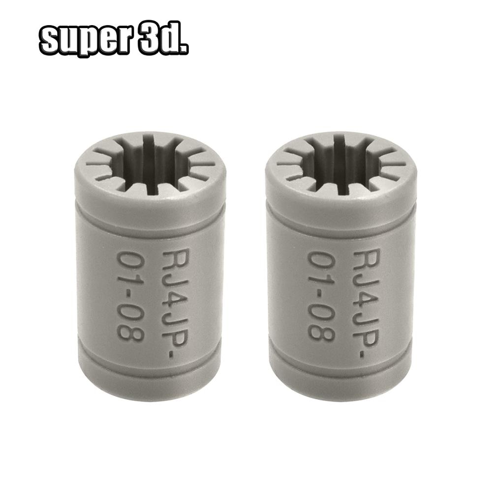 RJ4JP-01-08 Solid Polymer Igus Drylin LM8UU linear Bearing 8mm shaft For Anet A8 Prusa i3 Reprap 3d Printer parts