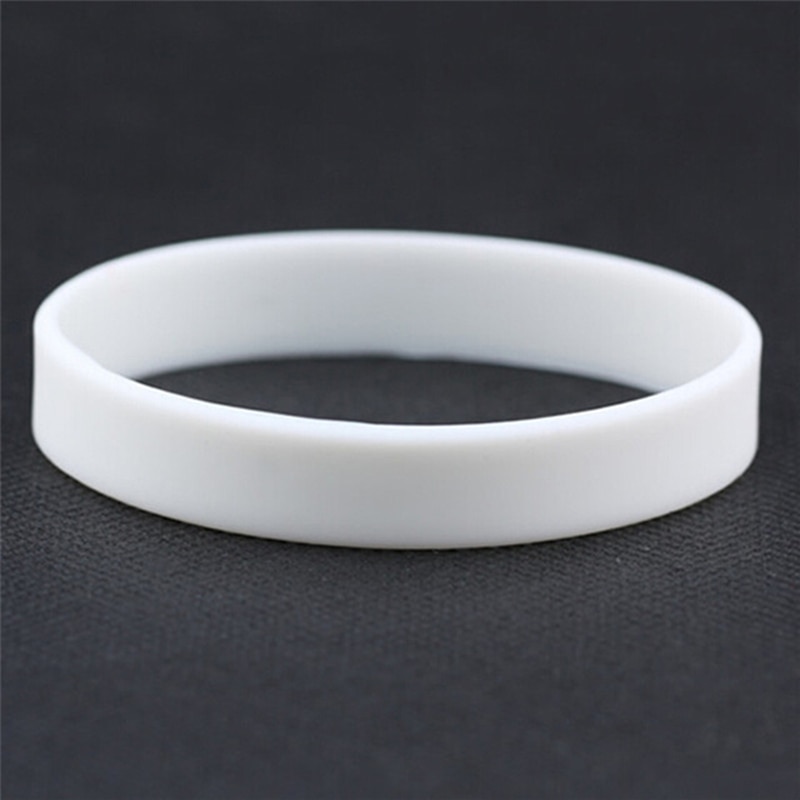 Pulseira de borracha de silicone pulseira de pulso flexível pulseira de punho esportes casual pulseira de silicone de fitness pulseira feminina masculina