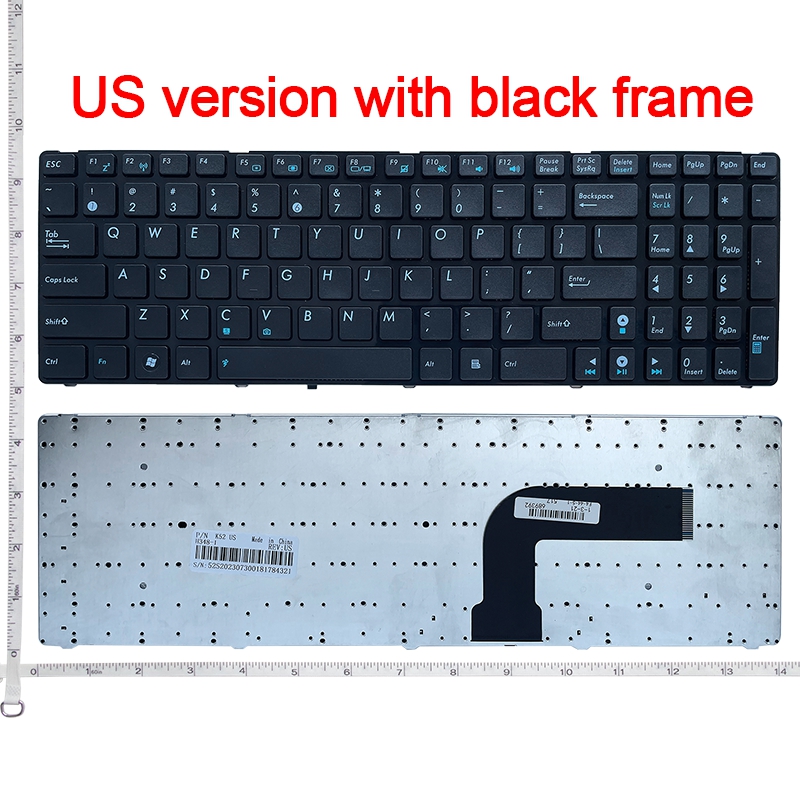 US Keyboard for ASUS K53 K53E X52 X52F X52J X52JR X55 X55A X55C X55U K73 K73B K73E K73S X61 NJ2 Laptop