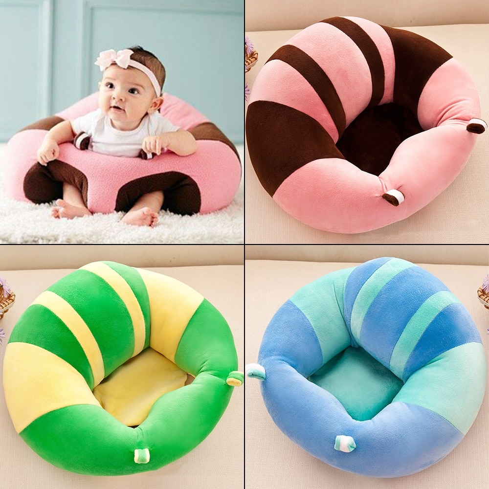 Baby Seat Ondersteuning Zetel Zachte Sofa Katoen Veiligheid Reizen Autostoel Kussen Pluche Benen Voeden Stoel Baby Leren Zitten stoelen