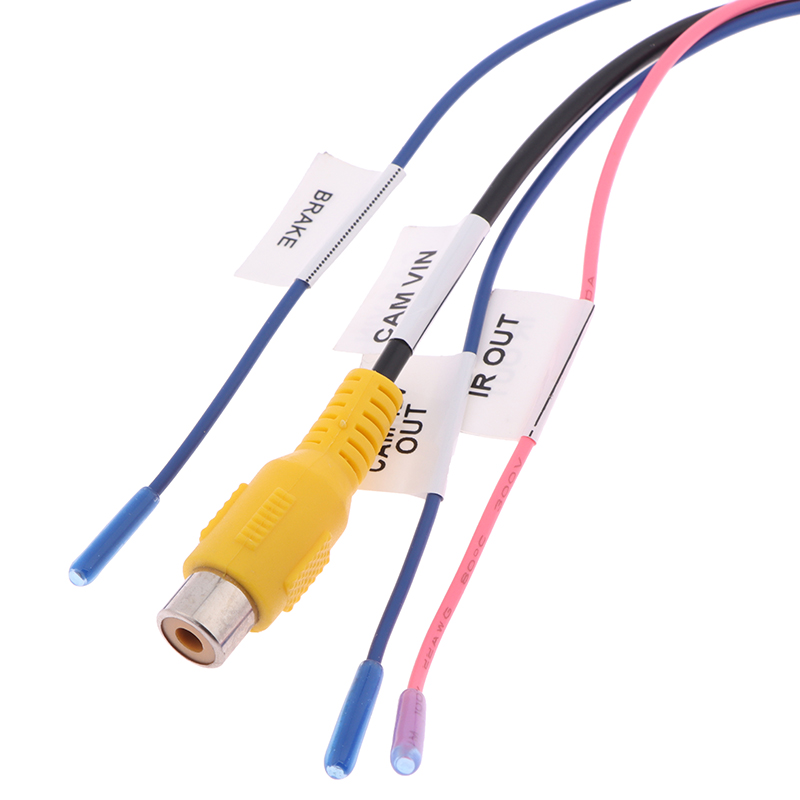 Conector de Cable de Monitor de Radio DVD para coche, adaptador de cámara de visión trasera de respaldo de 10 pines, RCA, 1 unidad