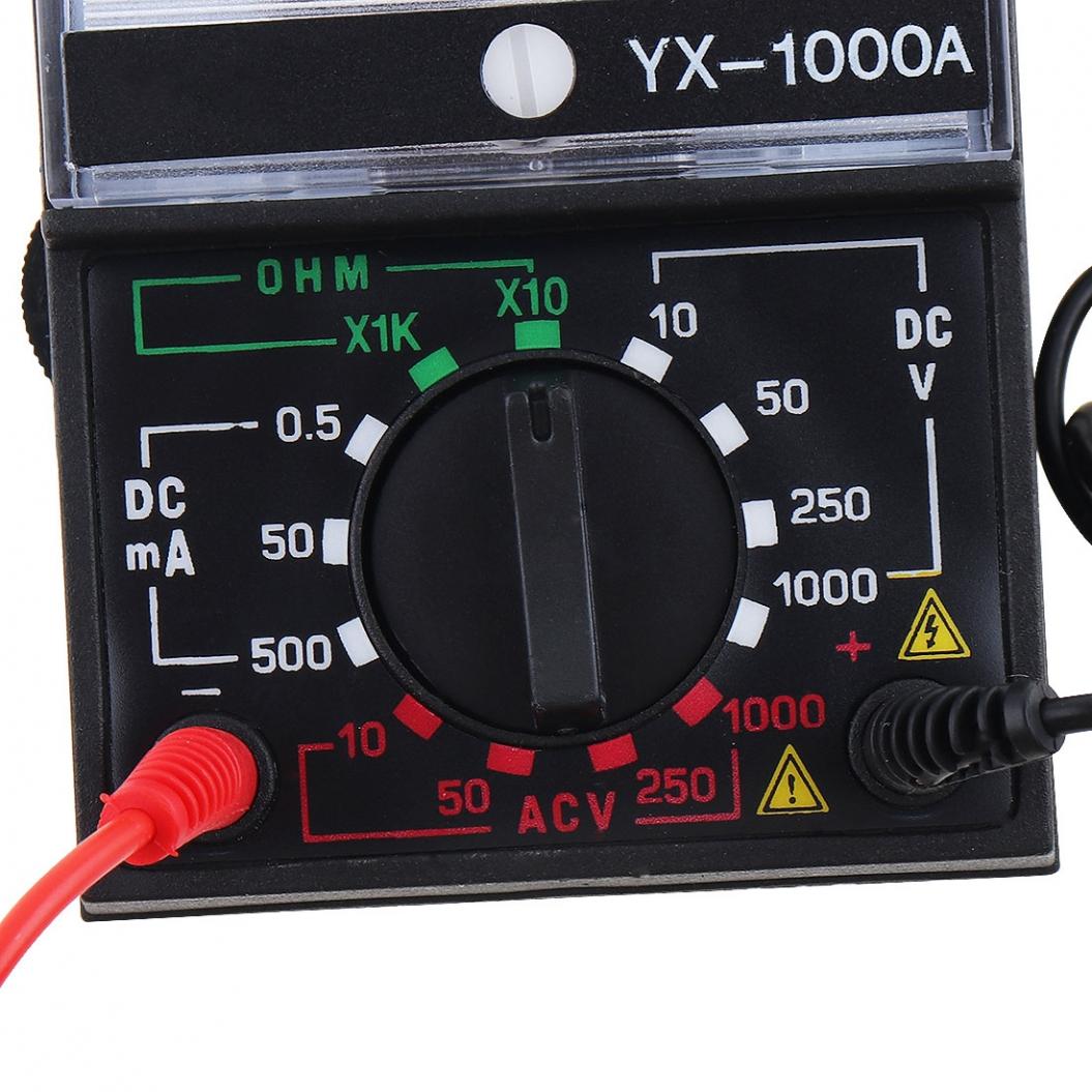 YX-1000A Mini Draagbare Multimeter Met Een Paar Test Pen Voor Meten Dc Ac Spanning/Dc Curren