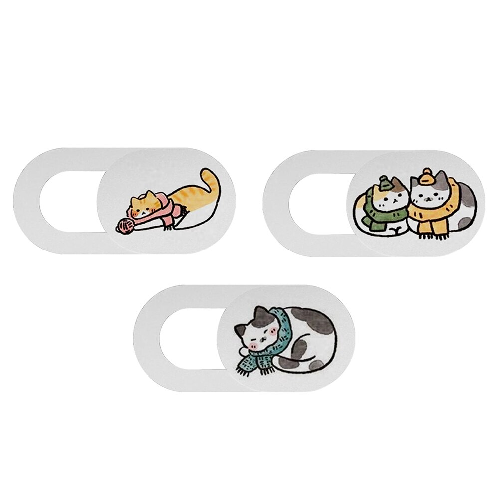 3Pcs Anti-gluren Webcam Covers Camera Privacy Bescherming Cover Laptop Privacy Bescherming Camera Cover Set Voor Telefoon Tablet
