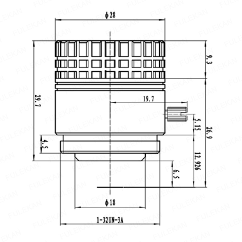 5Megapixel 4mm CS Mount Fixed 1/2.7 inch CCTV Lens For HD 1080P/4MP/5MP AHD Camera IP Camera Box Camera Explosion Proof Camera