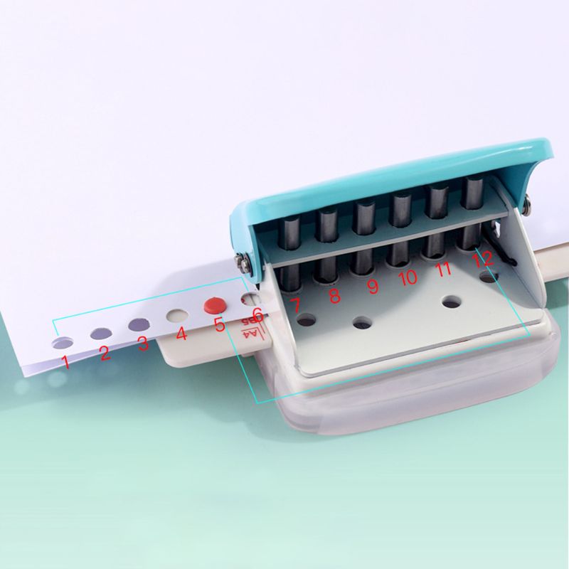 A4 B5 A5 30/26/20 Holes DIY Loose Leaf Hole Puncher Handmade Scrapbook Punch Tools Office School Supplies