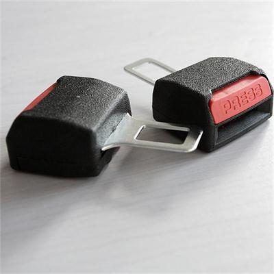 2Pcs Universal Car Safety Verstelbare Seat Belt Clip Extender Extension Black Veiligheidsgordels En Padding