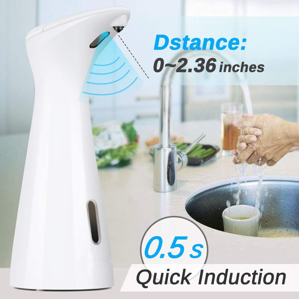 Automatic Liquid Soap Dispenser Smart Sensor Touch free ABS battery operated Dispensador Dish Soap for Kitchen and Bathroom