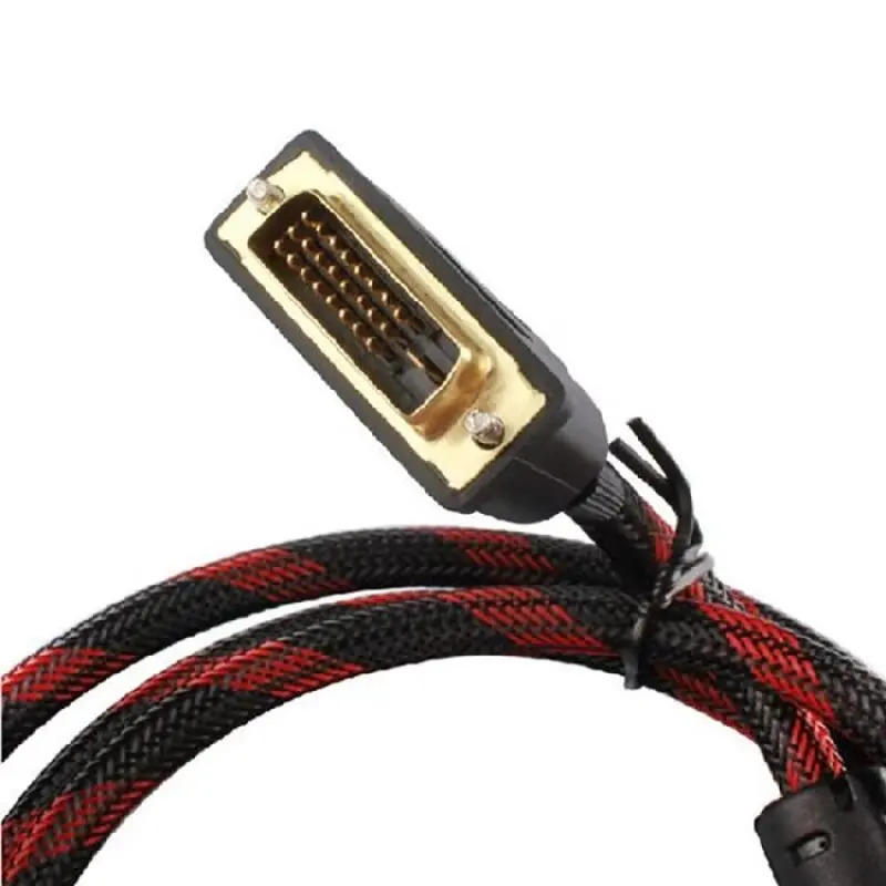 Cablu video dvi 24 1 dvi-d de înaltă definiție pentru monitor de computer, tv, proiector, 1.5m/3m/5m opțiuni de lungime disponibile