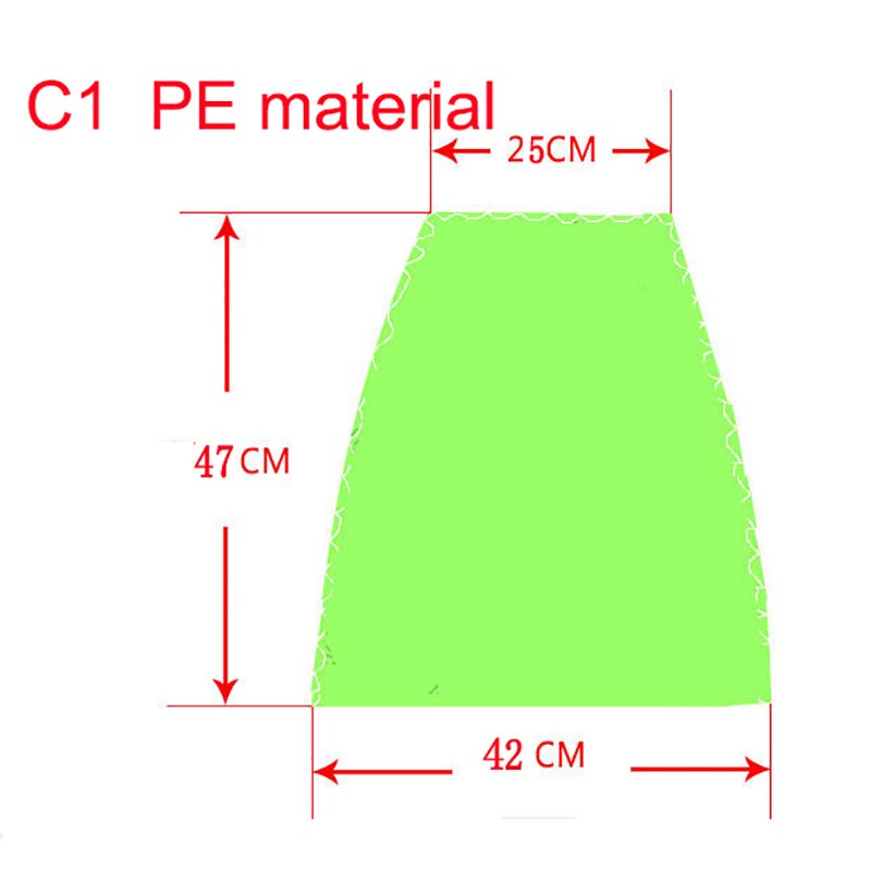 Multi Size Standard Microscope PVC Plastic Moistureproof Microscope Dust Cover Protect Your Microscope from Dust: C1(42X25X47CM)