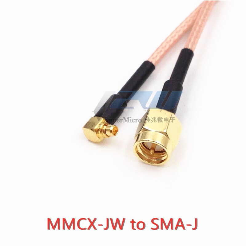 MMCX-J gebogene männlich zu SMA-K-J weiblich männlich RG316 linie sma ein mmcx verlängerung kabel