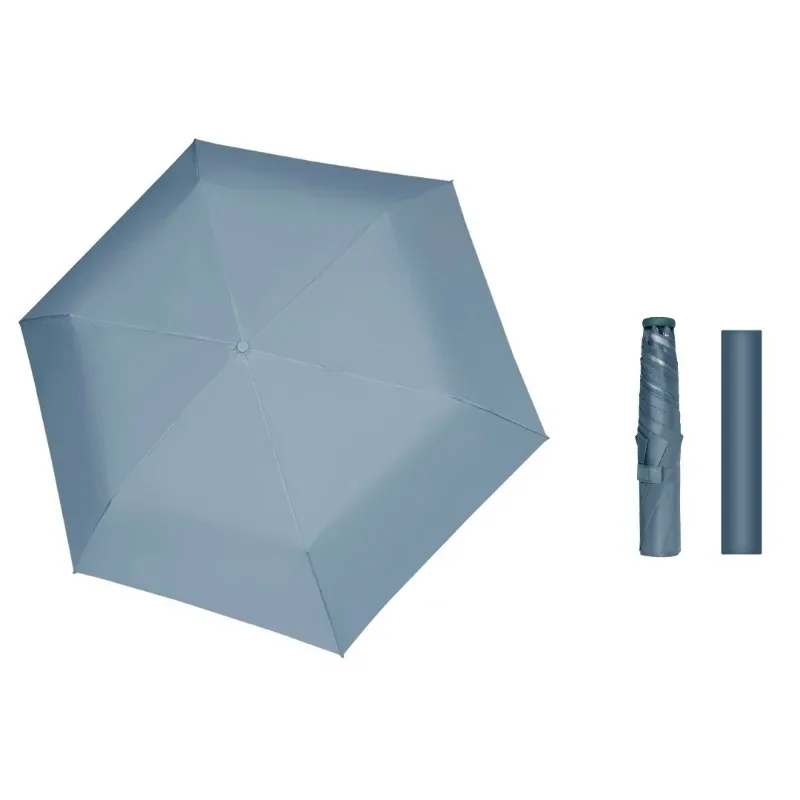 Paraguas de sol ultraligero, compacto y portátil, protección UV, plegable, estético: YELLOW