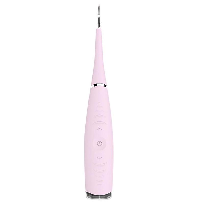 1PC Tragbare Elektrische Schall- Zahn Scaler Zahn Zahnstein Entferner Zahn Flecken Zahnstein Gesundheit Hygiene weiß Werkzeug Zahnarzt Bleichen: Rosa