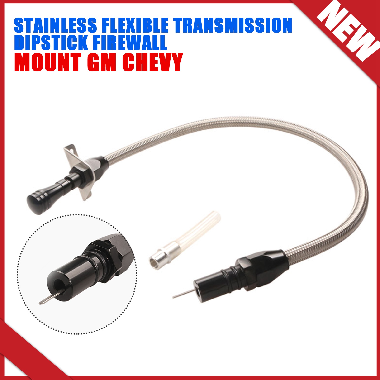 4L80E Flexible Stainless Flexible Transmission Dipstick Tool for GM Chevy