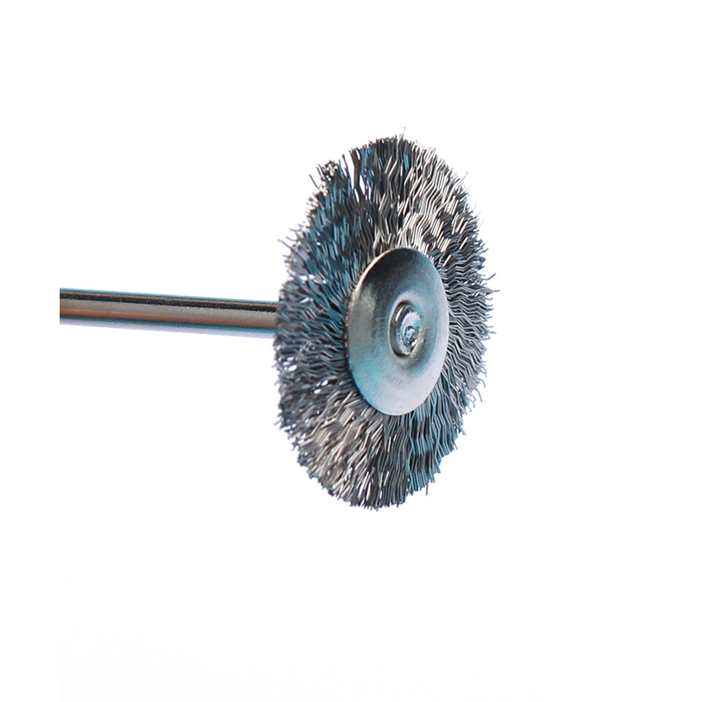 Brocas de Metal para uñas, Cepillo giratorio de 3/32 pulgadas para manicura, taladros eléctricos, herramientas de limpieza de alambre de cobre, accesorios de Arte de uñas, 1 ud.: MTS-9