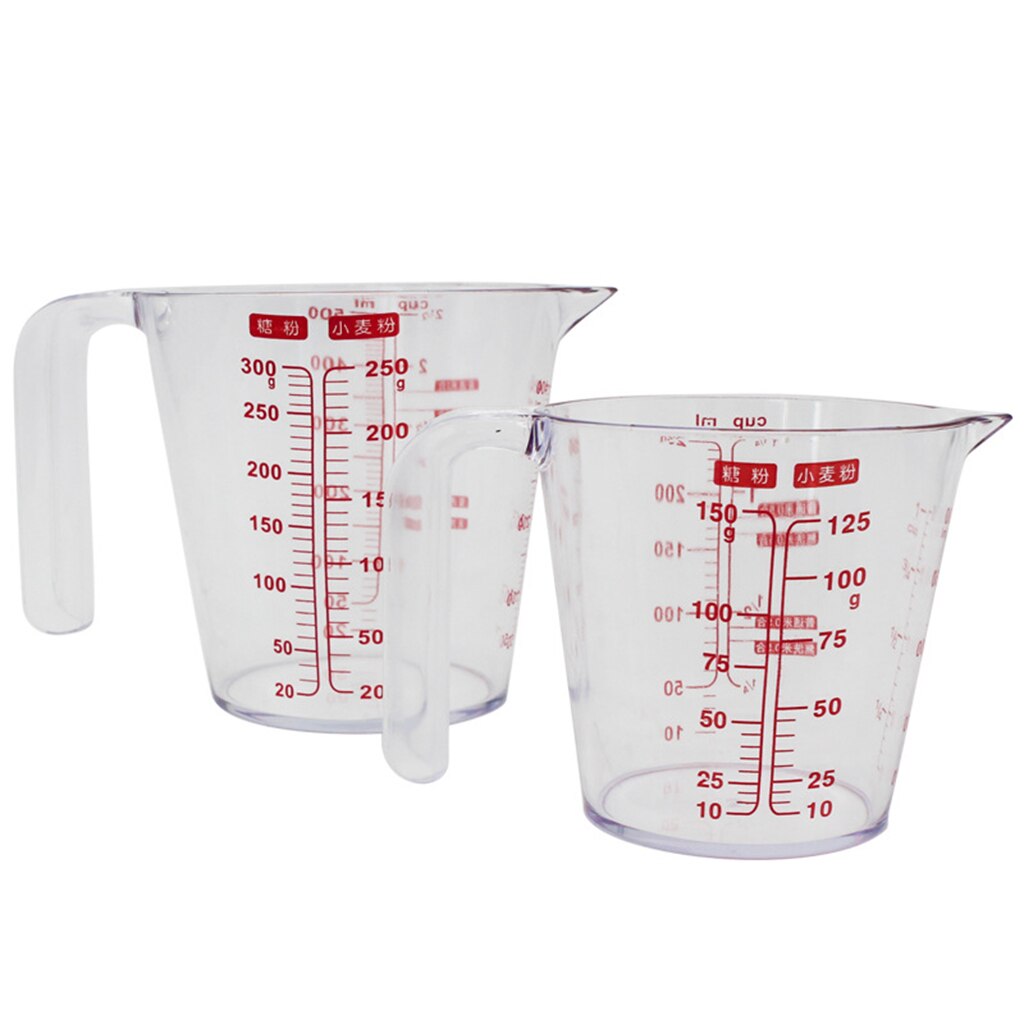 Plastic Measuring Cup Jug Pour Spout Kitchen Baking Cooking Tool 250ml