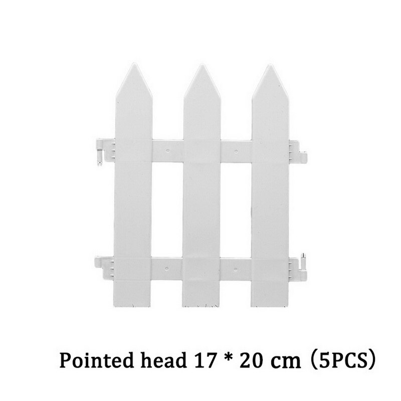 Mini Round Fence Garden Plastic Fence Indoor Outdoor Lawn Patio DIY Fence: G290980