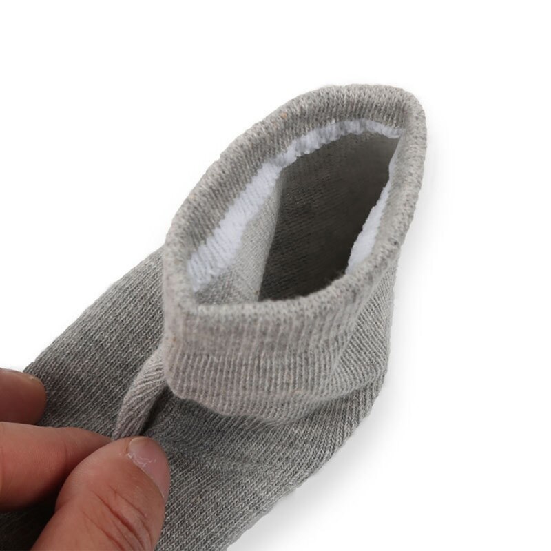 Nouveaux hommes femmes sport cheville anfissuré chaussettes talon douleur coussin Silicone Gel chaussette talon casquette chaussette hydratant cheville chaussette