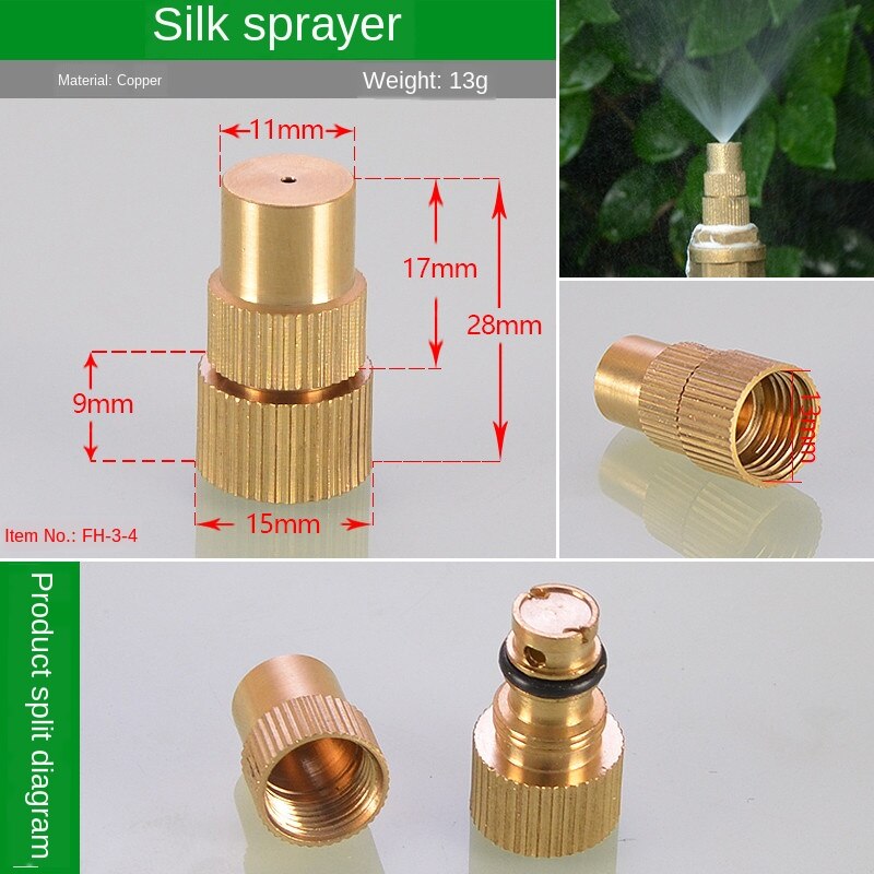 Tuin Gazon Land Agrarische Sproeikop Groene Gieter Bloemkool Irrigatie Sprinkler Sprinkler Hoofd Automatische Sprinkler: 17