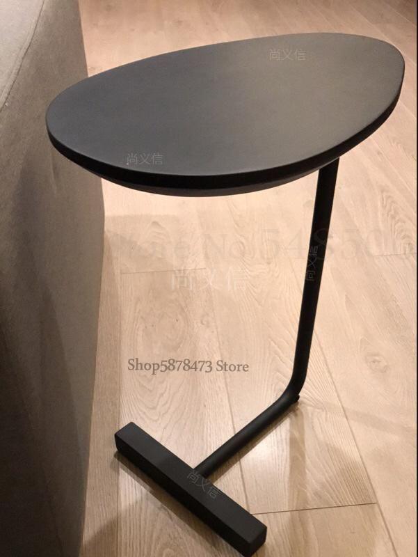 Nordisk minimalistisk ovalt mini sofabord sidebord mobil sofa hjørne sidebord doven natbord natbord: Gnister  fy 2