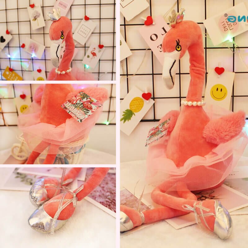 30cm elektryczny flaming pluszowa zabawka śpiew i taniec dziki ptak flaming wypchane zwierzę figurka zabawa puzzle dla dzieci
