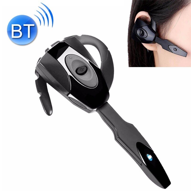 Auriculares Bluetooth 5,0 para PS3, cascos inalámbricos con manos libres, gancho único para la oreja, botón de Gel de sílice, con micrófono