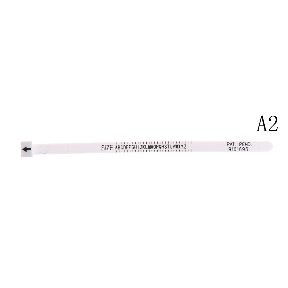 Ring Sizer Scale Gauge Finger Stick Mandrel Measurement Jewelry Tools Check Size: A2