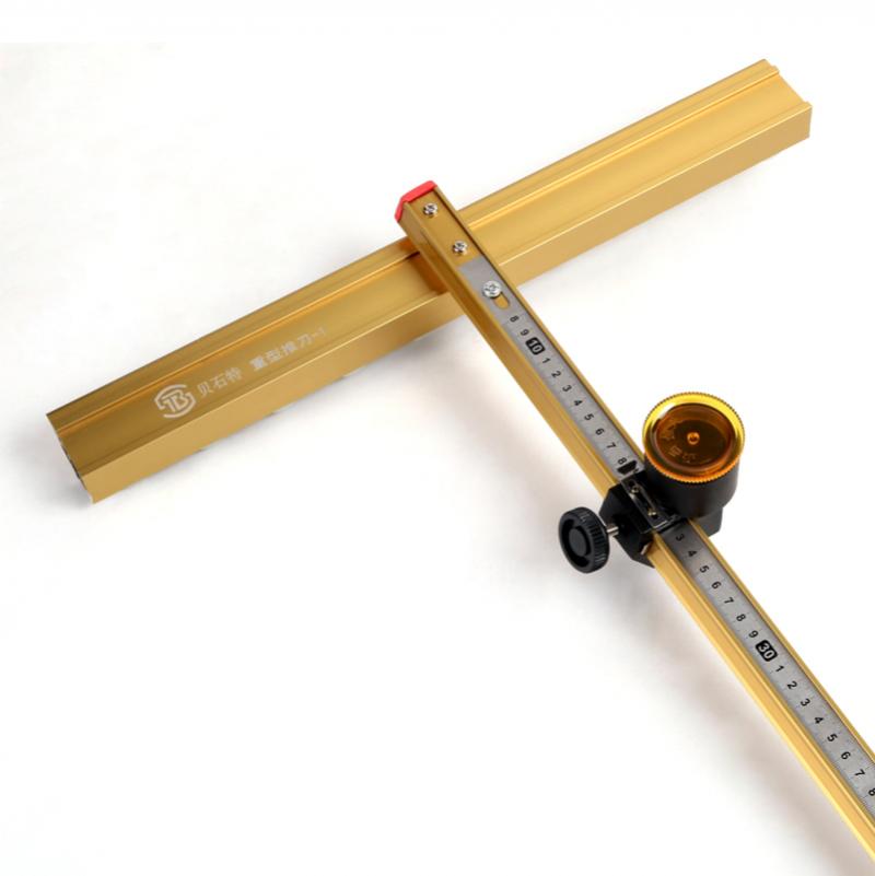 Glass Push Knife T-shaped Glass Knife Diamond Manual Push-pull Knife Drag Knife for Thick Glass Multi-function Glass Knife 0.9m