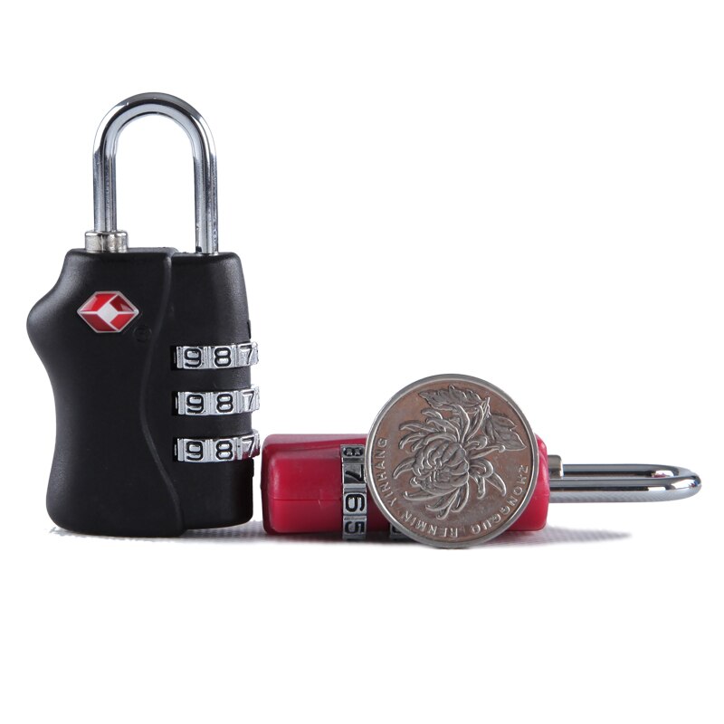 Serrure de voyage à bagages cadenas de voyage à 3 cadran serrure de mot de passe utile pour valise à bagages boîte à outils clôture moraillon armoire
