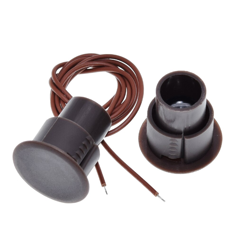 TZT-interruptor magnético de puerta con cable, Detector de alarma magnético para puerta de hierro, sistema de alarma de seguridad para el hogar, NC para Arduino, RC-36