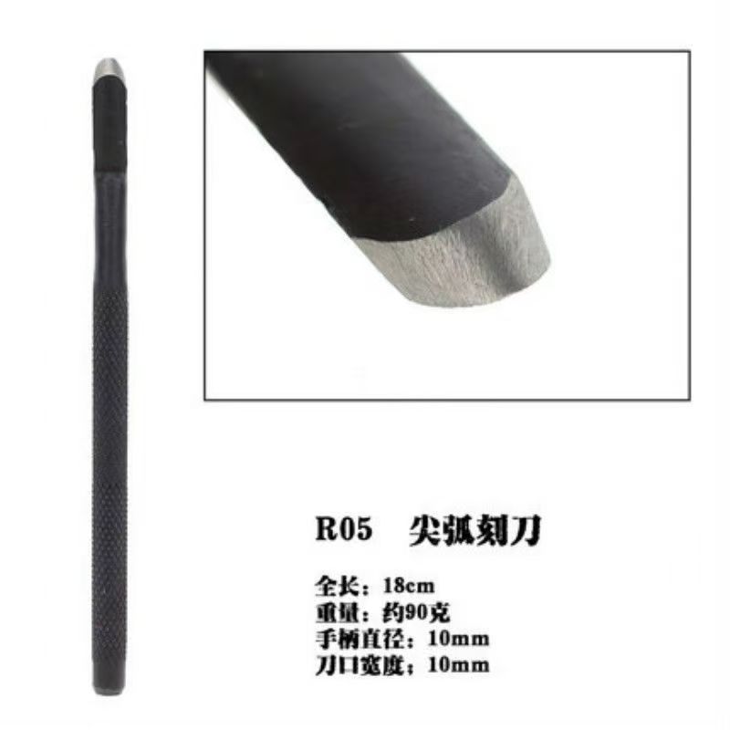 Bonsai Gereedschap Smeden Vleesmes Pick Mes Tekenmes Antisliphandvat Draadsnijgereedschap: WHITE