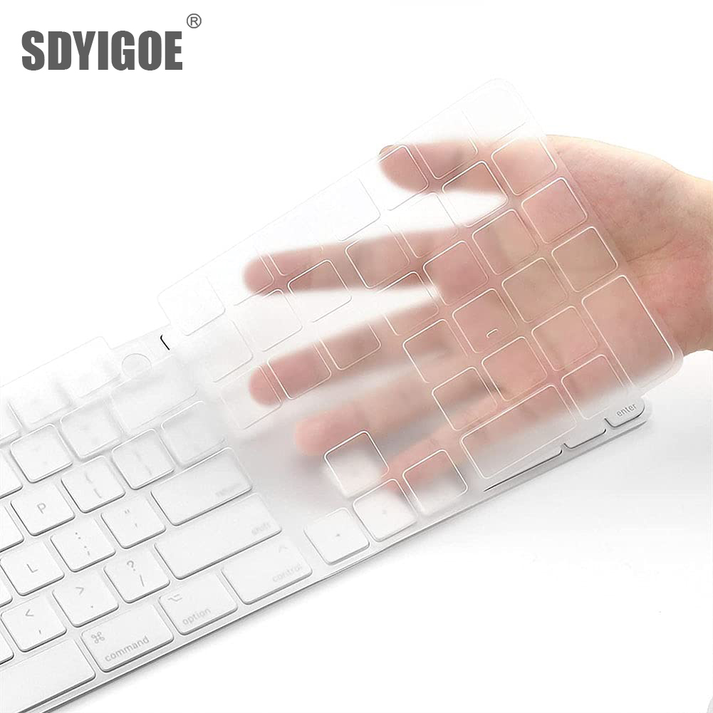 Für Magic Keyboard Silikon transparente Tastatur Schutzhülle für Apple IMac Tastatur 1843 A1644 A2520 A1314 A2449 wasserdicht