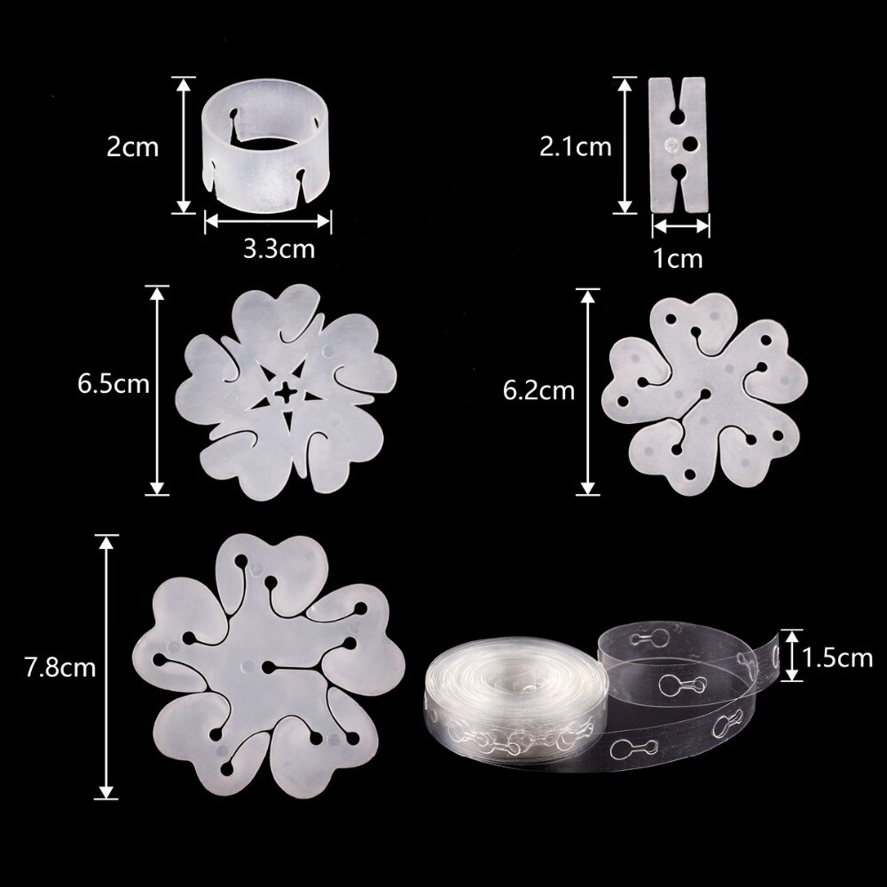 Balloon Arch Decor Plastic Balloon Clips Birthday Decoration Baby Shower Ballon Garland Chain Wedding DIY Baloon Accessories