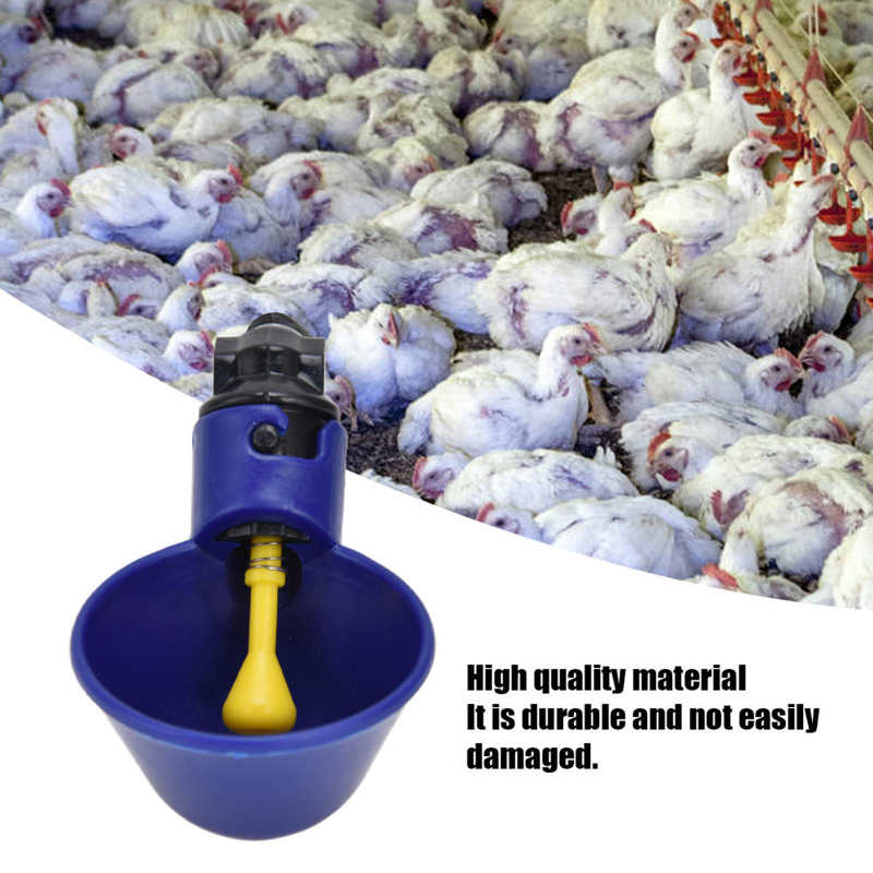 Chicken Watering System Chicken Waterer Automatic PP Plastic High Standard Chicken Watering Cup with Spring for Farm for Animal