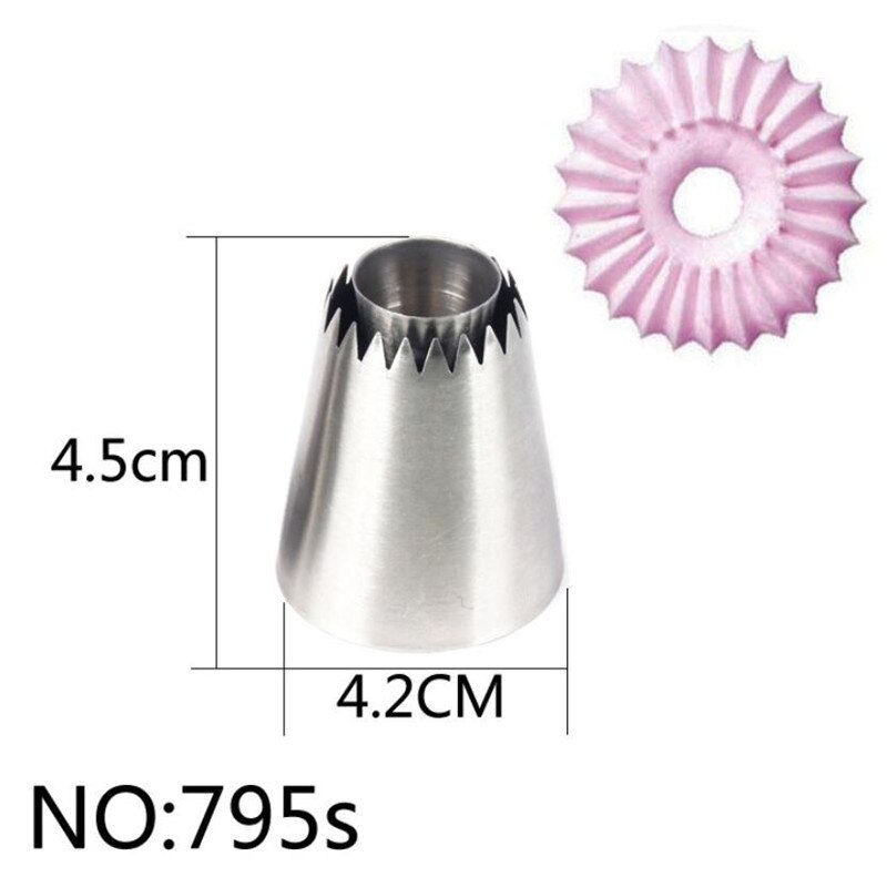 3 st/set kaka/kex glass bakverk tips tårtform tårta dekorationsverktyg glasyr munstycken + bomullsbakelse påsar bakning: 1pc a