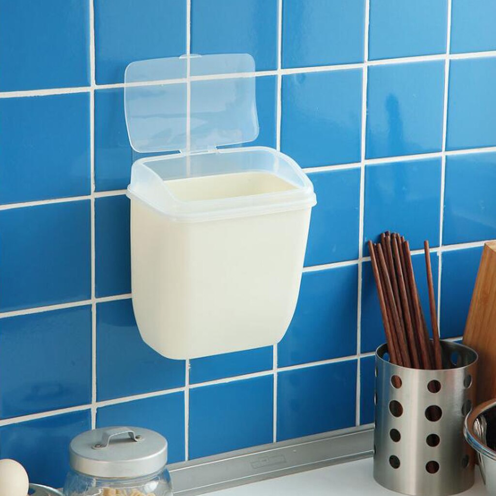 Kitchen Wastebasket Wall Mounted Rubbish Bin Home ing Dustbin
