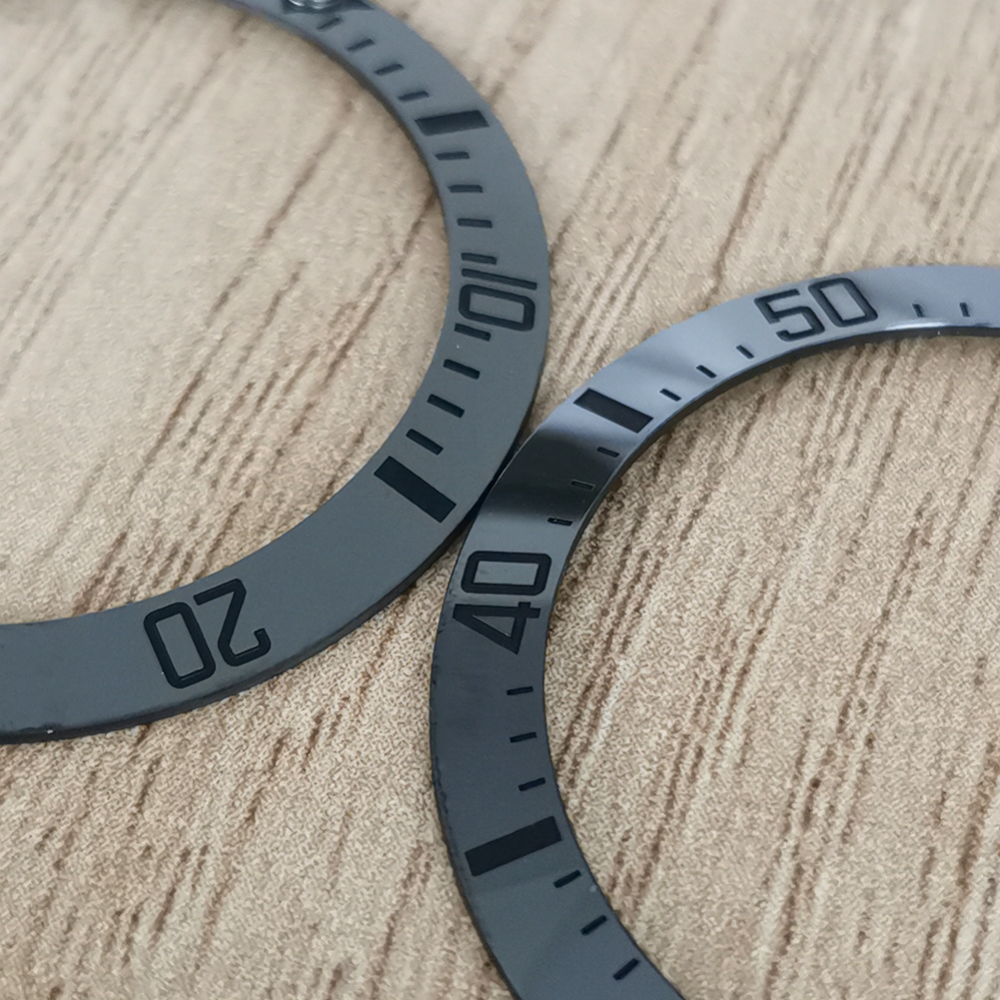 Nouvelle lunette de montre 30.5-38mm, lunette de montre en céramique pour hommes, accessoires modifiés, Inserts de montres pour horlogers