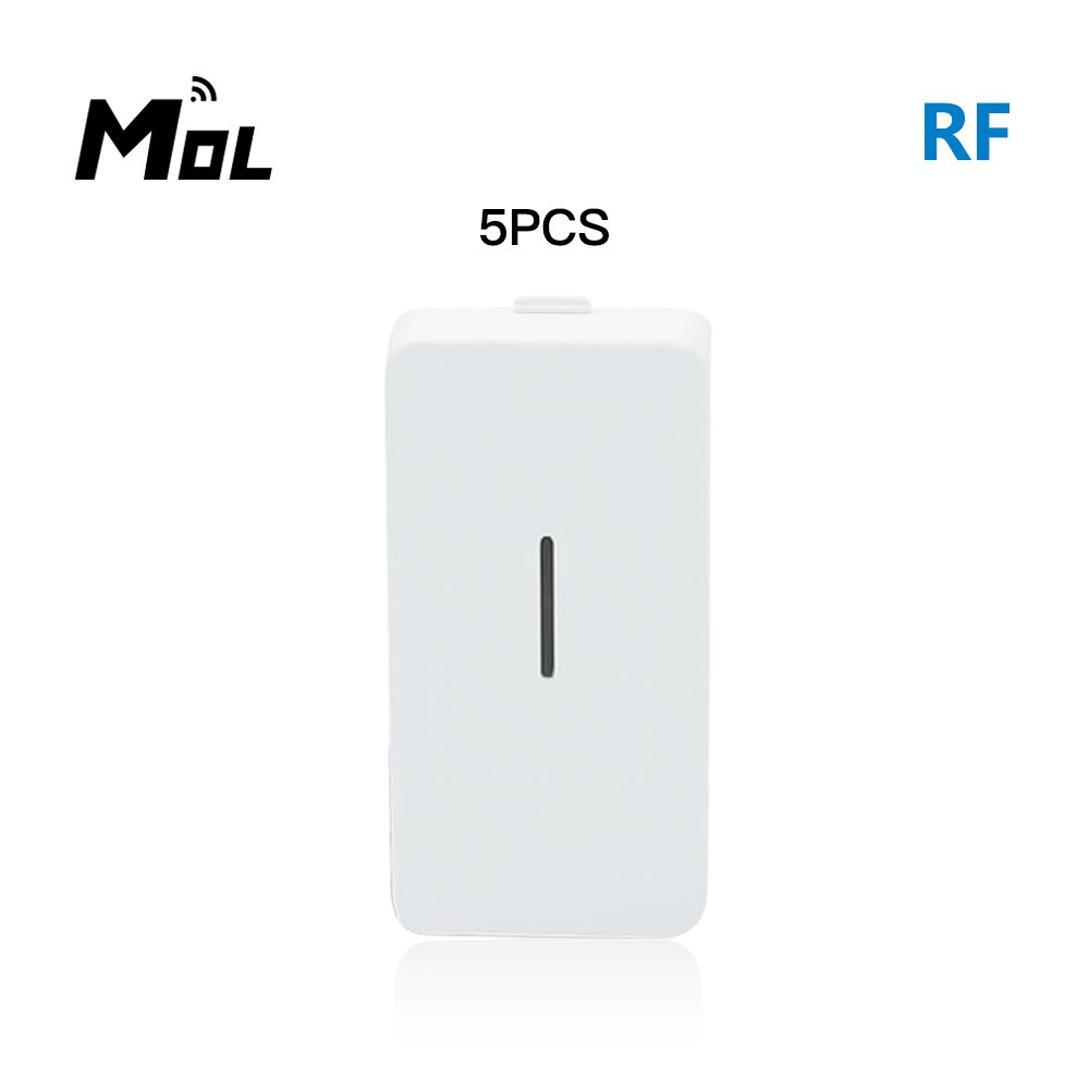 Mol Rf DW1 5Pcs Deur Raam Alarm Sensor Draadloze Magnetische Deur Detector Anti-Diefstal Alarm Smart Home Automation security System