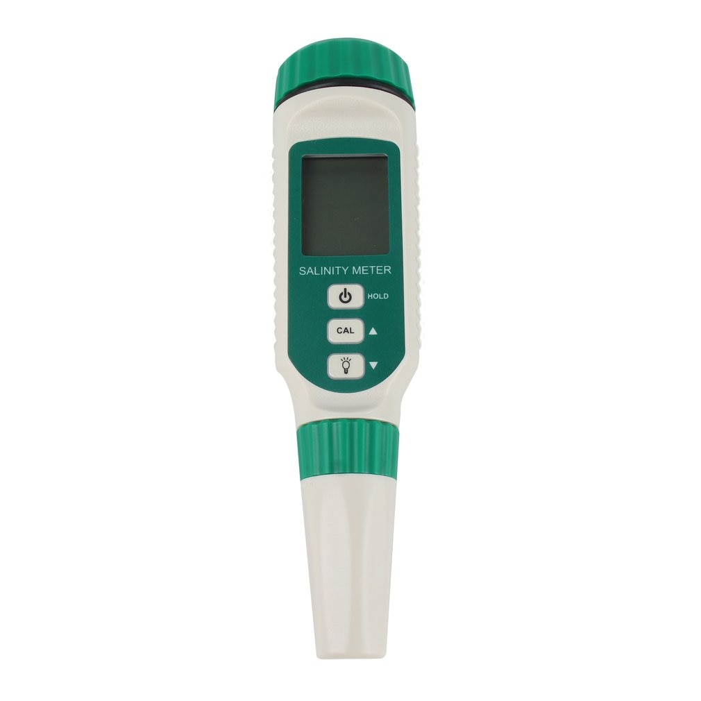 Digital Salinometer Salinity Tester Pen for Pools Drinking Water Aquariums Salt Content Meter ATC Handheld Seawater Measuring