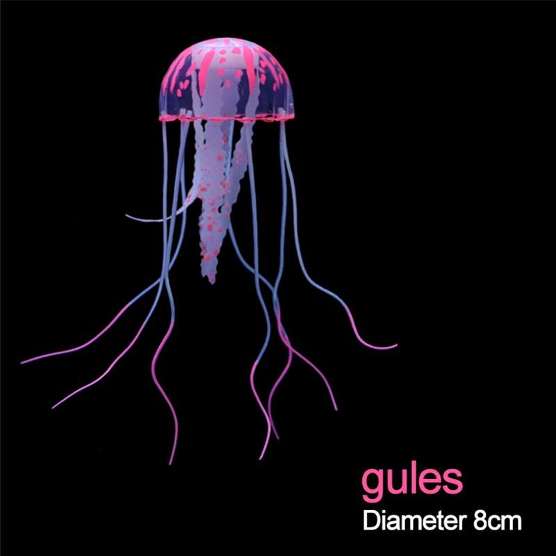 Aquariumdecoratie kunstmatig zwemmen lichtgevend effect kwallen aquariumdecoratie simulatie fluorescentie kunstmatige simulatie