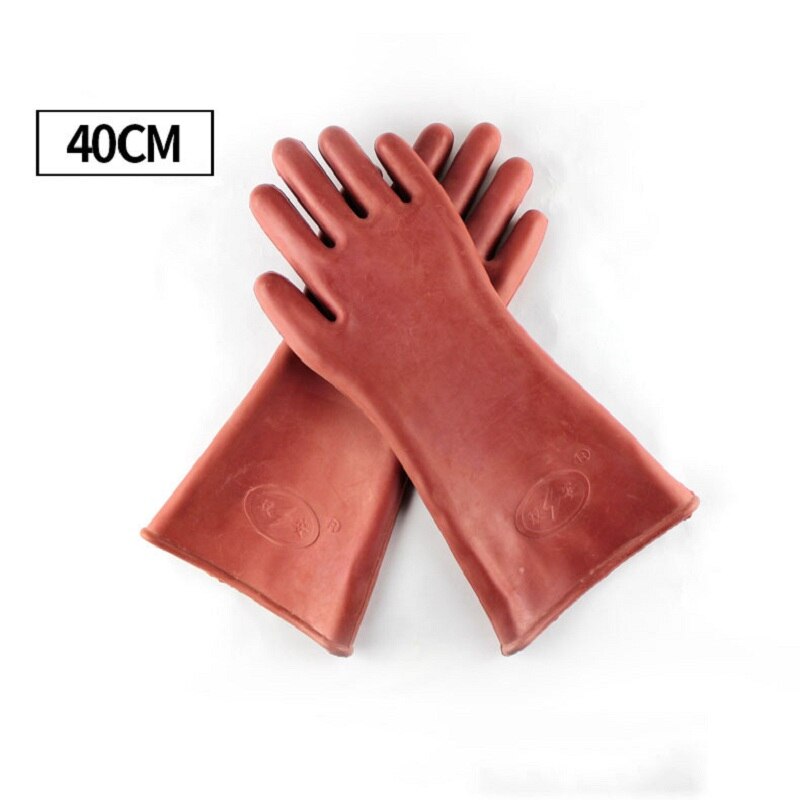 12kv isolerede handsker mod elektricitet 220 v 380v arbejdsbeskyttelsesgummihandsker til højspændingselektrikere: Default Title