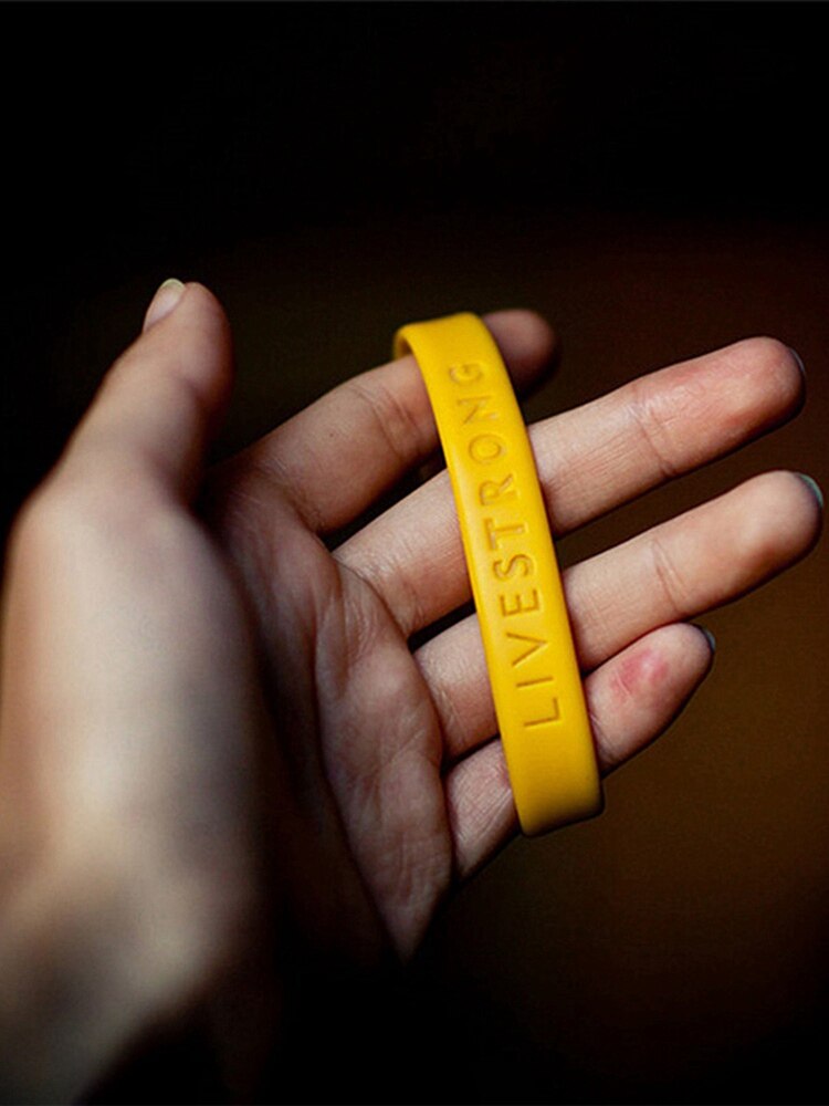1pc vivo forte holograma pulseira de silicone masculino feminino energia pulseira de borracha esportes ao ar livre acessórios presentes amarelo