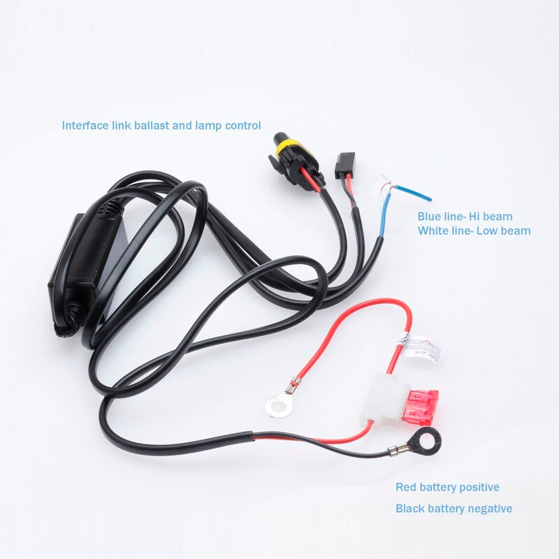 1 Juego De Alta Qualidade Da Motocicleta H4-3 Hi/low H4 bi-xenon Soquete Baixo Moto, conjunto De Luz para Bicicleta 12V 35W, balastro Delgado