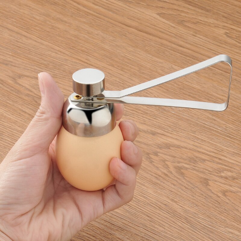 Stainless Steel Boiled Egg Scissors Topper Cutter Shell Opener Glutinous Rice Egg Scissors Kitchen Tools Egg Cracker Separator