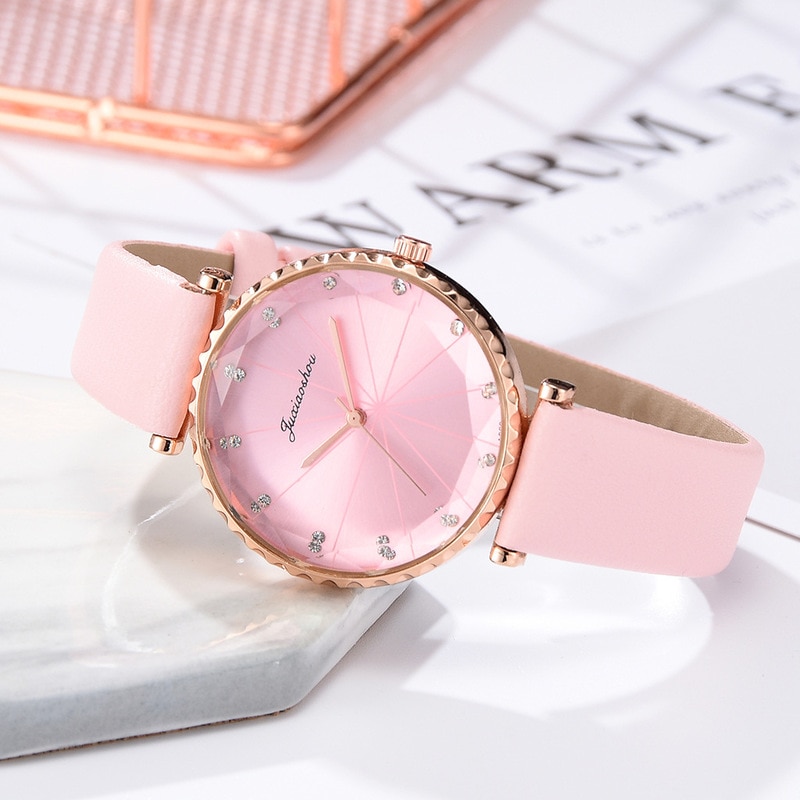 Luxury Women's Watches Leather Strap Ladies Women Watch Casual Leather Quartz Wristwatch Girl clock relogio feminino