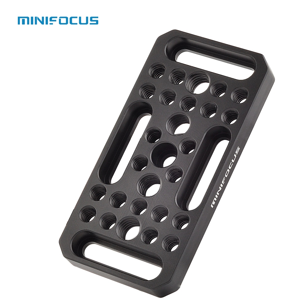 Video Switching Cheese Plate Camera Easy Plate for Railblocks, Dovetails and Short Rods For DSLR Camera Cage 15mm Rig System