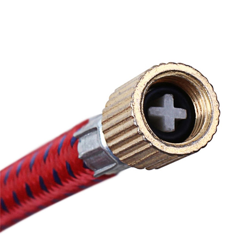 Bike bicycle air pump hose tip pumping extension for tire inflater adapter inflatable tube scooter nozzle cycling accessories