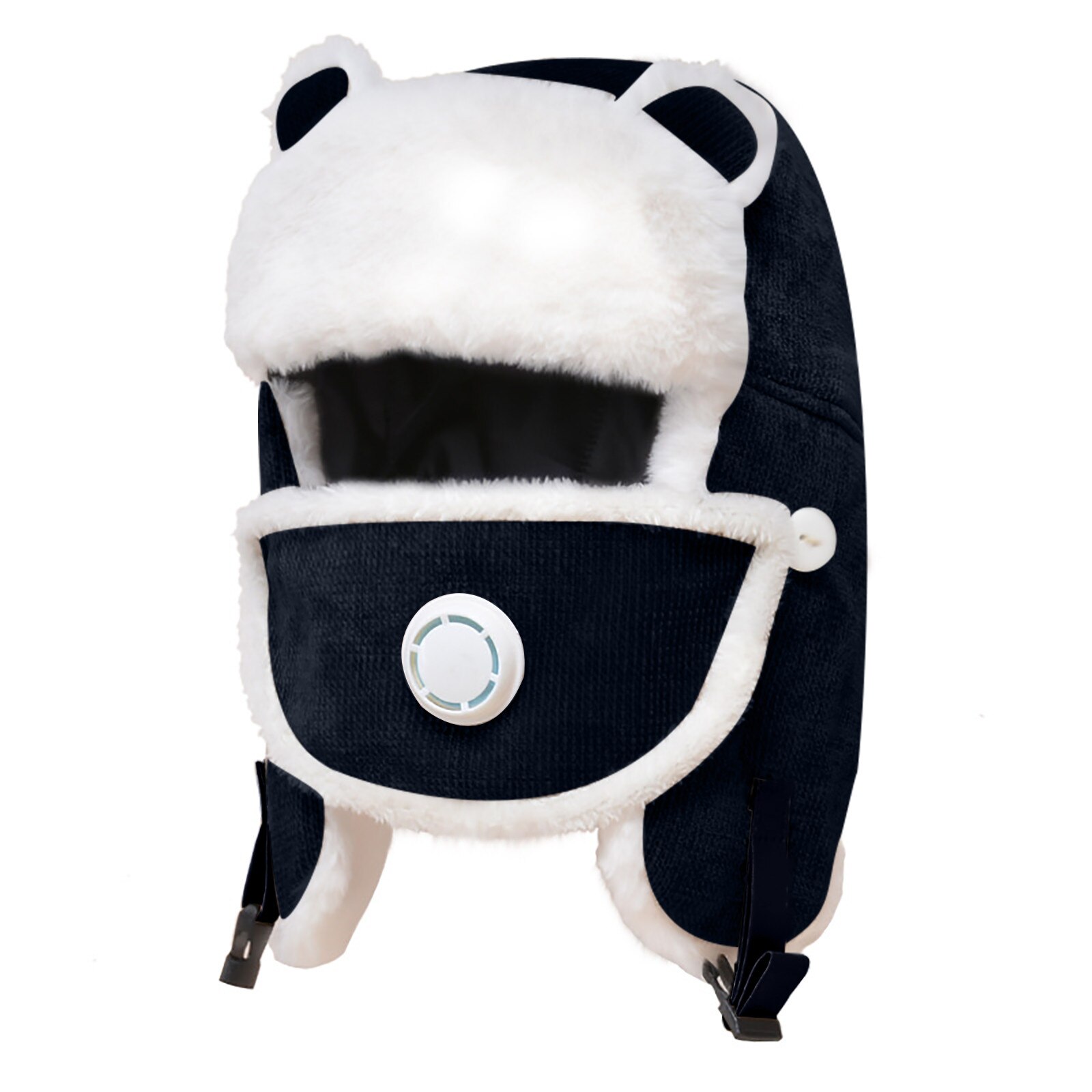neue Herbst Winter Frauen Kabel Bomber Hütte Dicke Warme Freien Earflap Deckel Winddicht Süße Nette Katze Ohr Flieger Uschanka: BK
